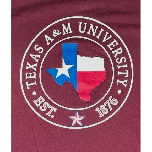 Champion Texas A & M T-shirt men's fits medium says size L - Picture 7 of 7